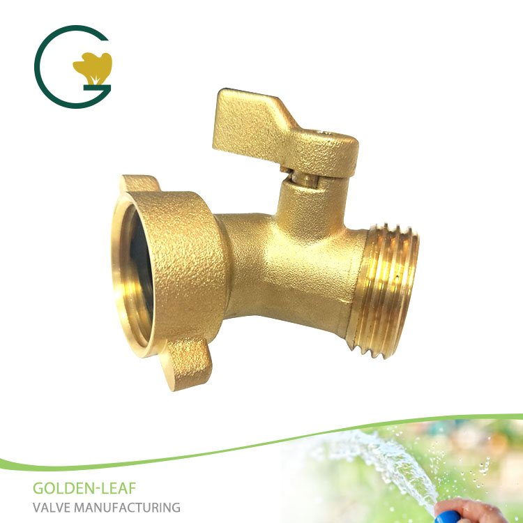 45 Degree Brass Cubitus Spigot cum Shutoff Valvae