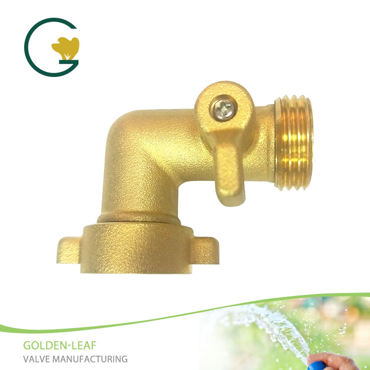 90 Gradu Brass Garden Hose claudite Valvulae