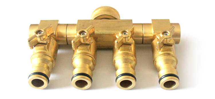 Duty aes 4 Way Hose Manifold Hose Pipe Adapter